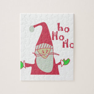 Happy Holidays Ho Ho Ho Frohe Weihnachten Puzzle