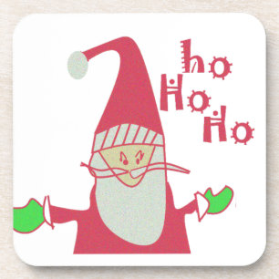 Happy Holidays Ho Ho Ho Frohe Weihnachten Untersetzer