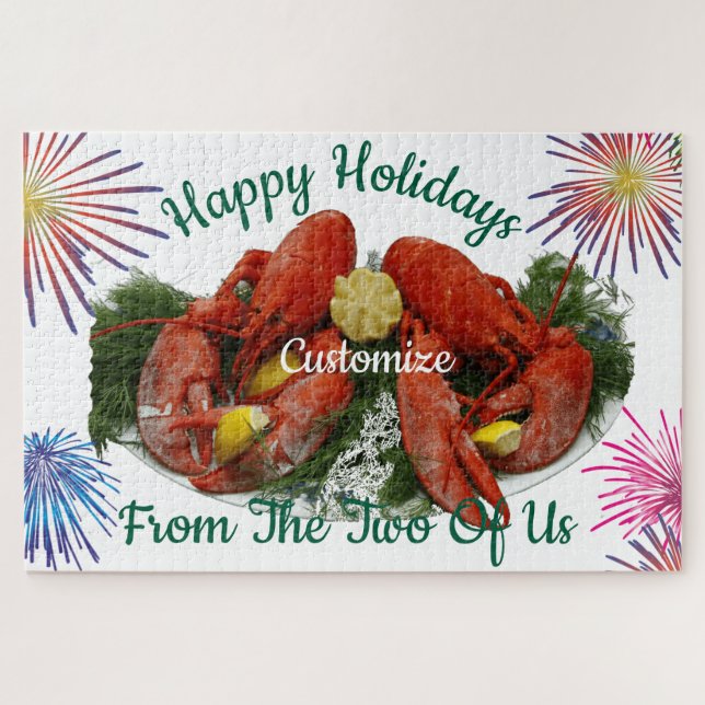 Happy Holidays Hummer Dinner Thunder_Cove Puzzle (Horizontal)
