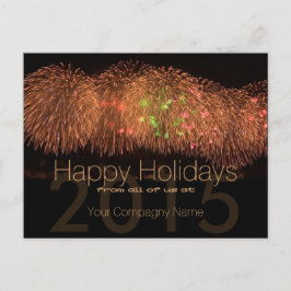 Happy Holidays Individuell gestaltbare Corporate P Postkarte
