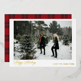 Happy Holidays Instant Foto Folieneinladung