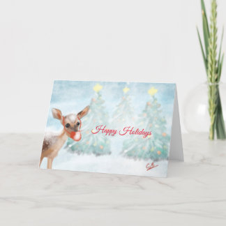 Happy Holidays Karte