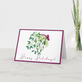 Happy Holidays Karte