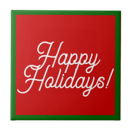 Happy Holidays Keramik Tile Fliese