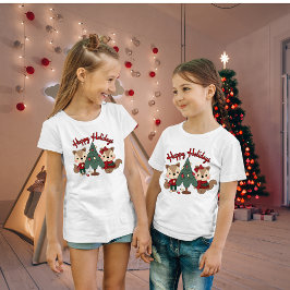 Happy Holidays Kids T - Shirt