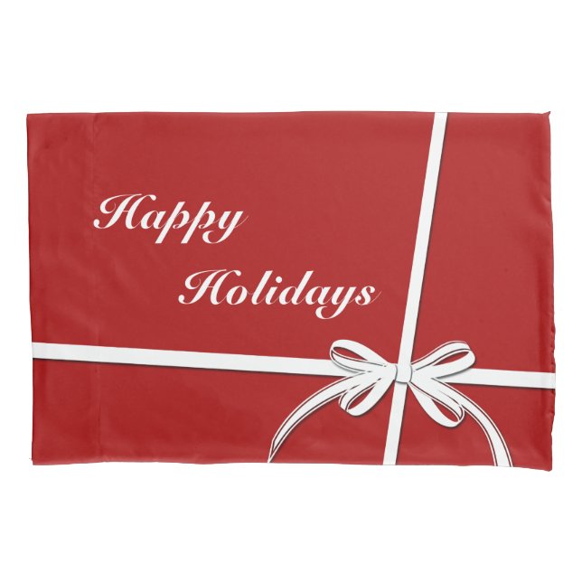 Happy Holidays Kissenbezug (Vorderseite)
