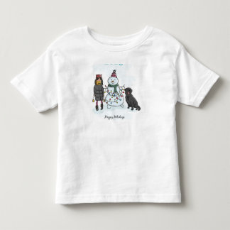 Happy Holidays Kleinkind T-shirt