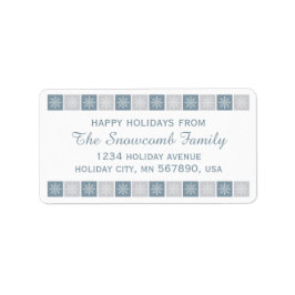 "Happy Holidays" Labels für benutzerdefinierte Tex Adressaufkleber