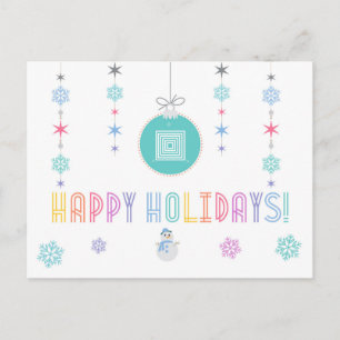 Happy Holidays LLR Lularoe inspiriert 2 Feiertagspostkarte
