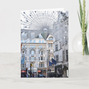 Happy Holidays London UK Christmas Festive Season Karte