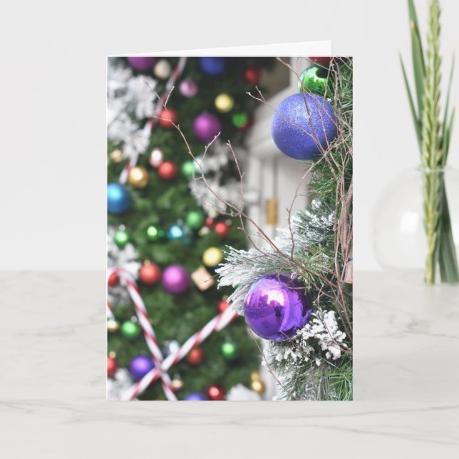 Happy Holidays London UK Christmas Festive Season Karte (Vorderseite)