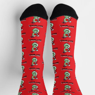 Happy Holidays (lustiger Schneemann) Socken