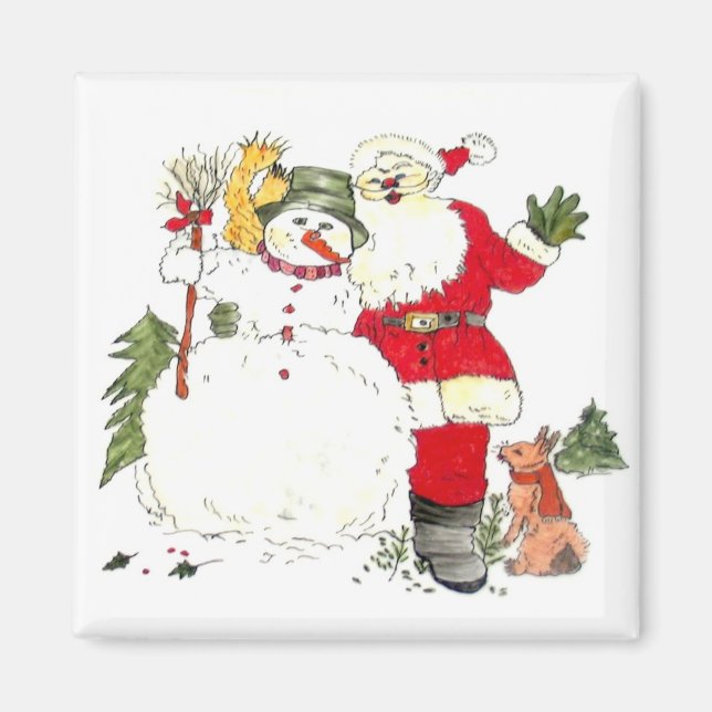 Happy Holidays Magnet (Vorne)