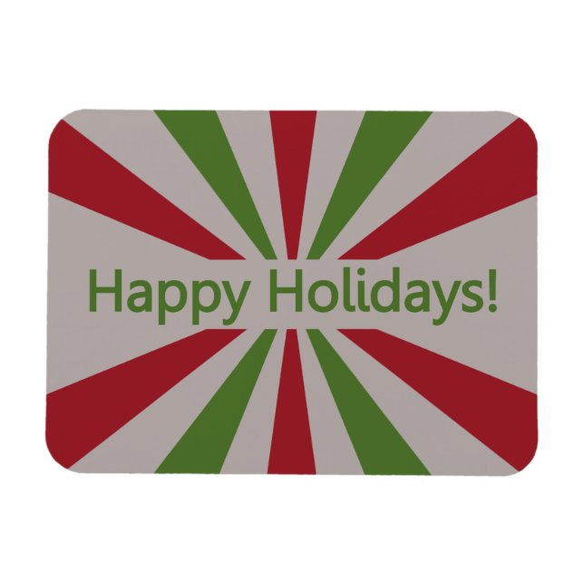 Happy Holidays Magnet (Horizontal)