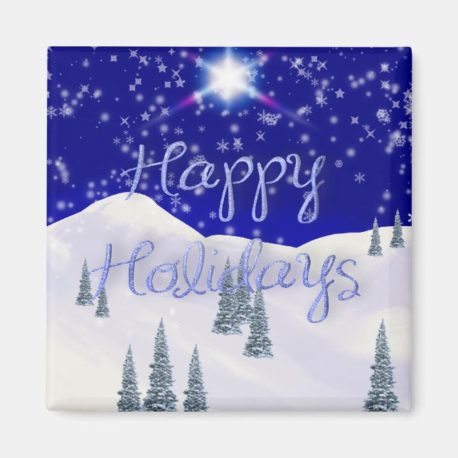 Happy Holidays Magnet (Vorne)