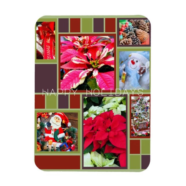 Happy Holidays Magnet (Vertikal)