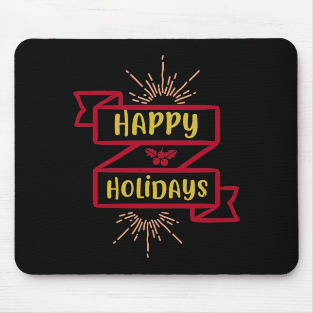 Happy Holidays Mousepad (Vorne)