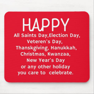 Happy Holidays Mousepad