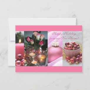 Happy Holidays - New Address Christmas Card Einladung