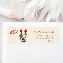 Happy Holidays - Niedlicher englischer Bulldog - W