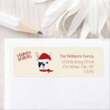 Happy Holidays - Niedlicher französischer Bulldog
