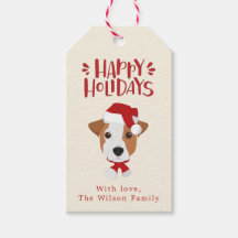 Happy Holidays - Niedlicher Jack Russell Weihnacht