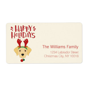 Happy Holidays - Niedliches Labrador Weihnachten