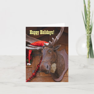 Happy Holidays Note Card Feiertagskarte