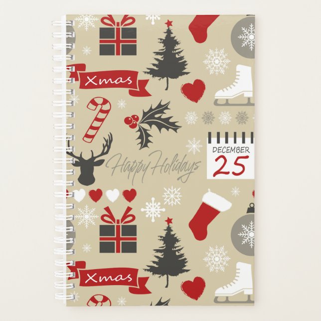 Happy Holidays Planer (Vorderseite)
