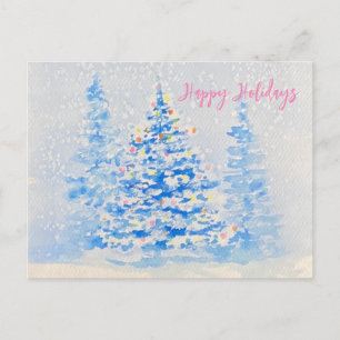Happy Holidays Postcard Postkarte