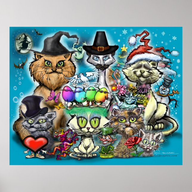 Happy Holidays Poster (Vorne)