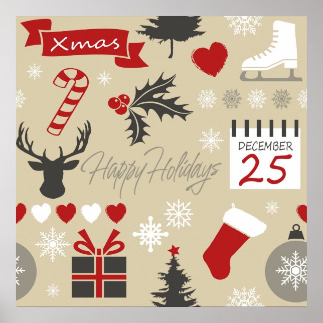 Happy Holidays Poster (Vorne)