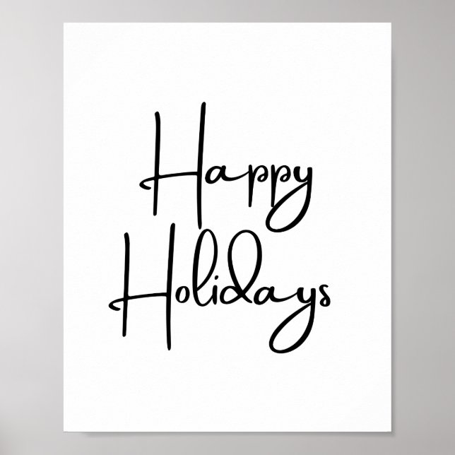 Happy Holidays Poster (Vorne)
