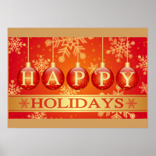 HAPPY HOLIDAYS POSTER
