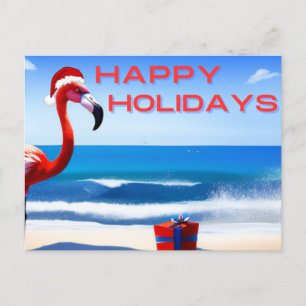 Happy Holidays Postkarte