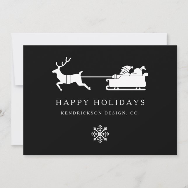 HAPPY HOLIDAYS SANTA CLAUS Corporate Business (Vorderseite)