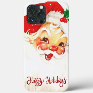 Happy Holidays, Santa Claus Retro Case-Mate iPhone Hülle