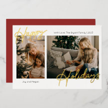 Happy Holidays Script Foto