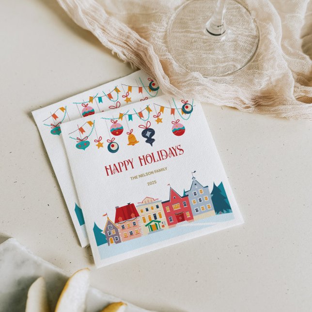 Happy Holidays Serviette (Von Creator hochgeladen)