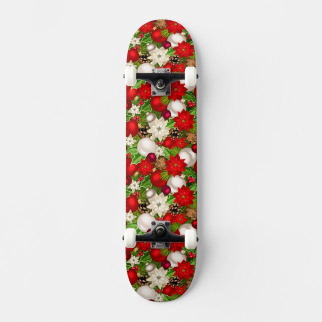 Happy Holidays Skateboard (Vorderseite)