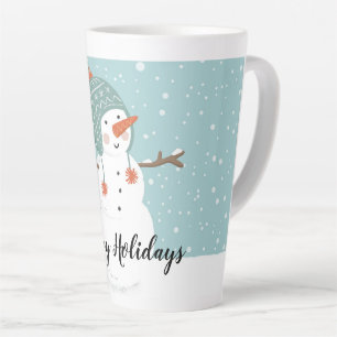 Happy Holidays Snowman Milchtasse