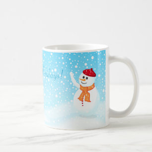 "Happy Holidays" Snowman-Tasse Tasse