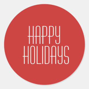 Happy Holidays Sticker