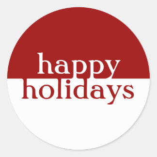 Happy Holidays Sticker