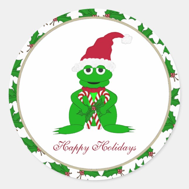 Happy Holidays Stickers (Vorderseite)