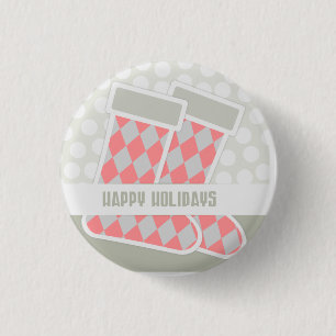 Happy Holidays Strumpf Button