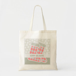 Happy Holidays Strumpf Tragetasche