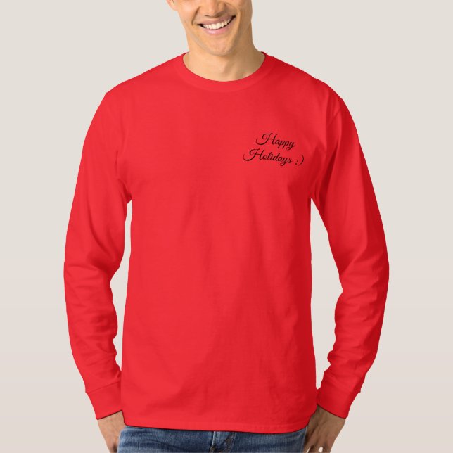 Happy Holidays !! T-Shirt (Vorderseite)