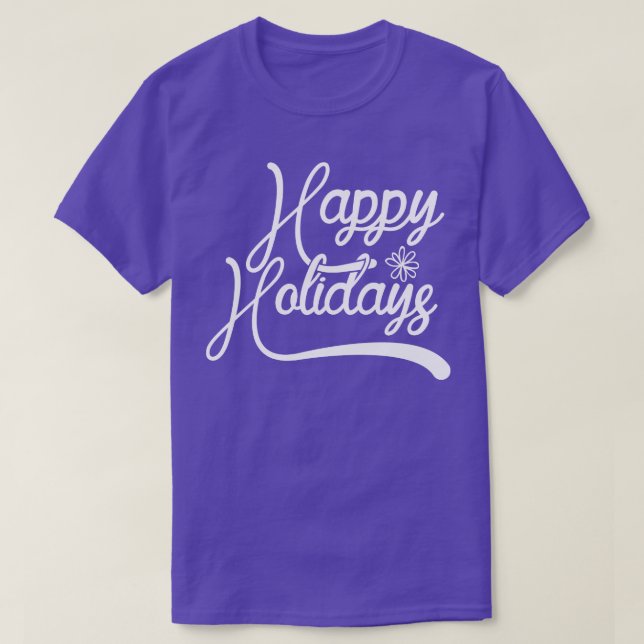 Happy Holidays T-Shirt (Design vorne)