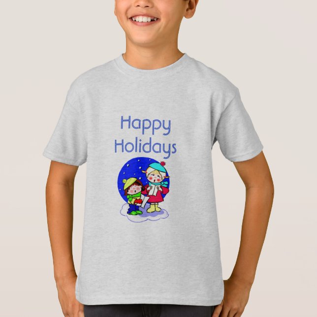 Happy Holidays T-Shirt (Vorderseite)